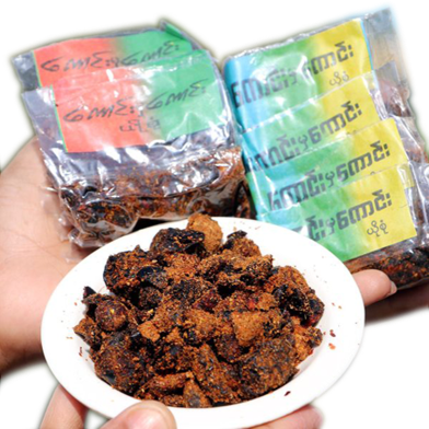 Original Burmese Dry Jhal Boroi Achar - 24 pcs image