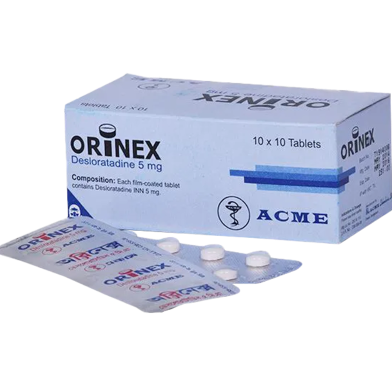 Orinex 5 mg Tablet-10's Strip image