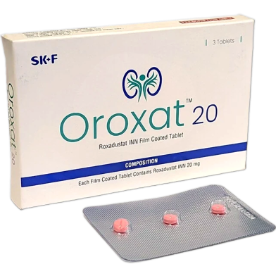 Oroxat 20 mg Tablet 3's Pack image