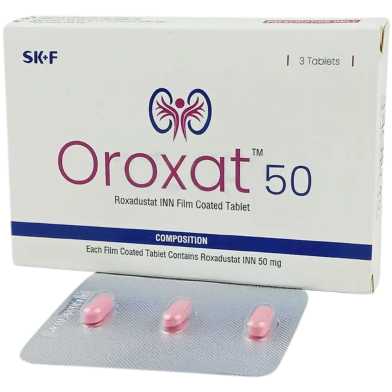 Oroxat 50mg Tablet 3's Strip image