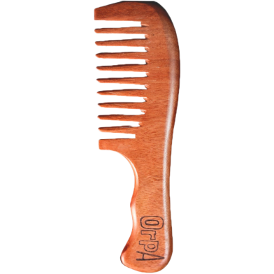 Orpa Sandalwood Comb for Healthy and Shiny Hair Growth (Wide Tooth) -251971854 image