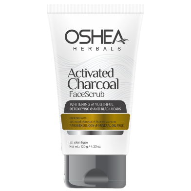 Oshea Herbals Activated Charcoal Face Scrub 120g image