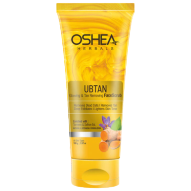 Oshea Herbals Ubtan Glowing And Tan Removing Face Scrub 100g image