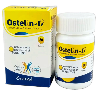 Ostelin-D 500 Mg, 200 Iu Tablet 30's Pack image