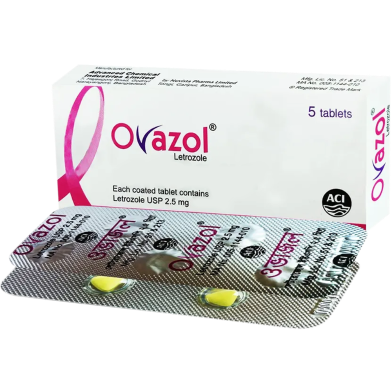 Ovazol 2.5mg Tablet 5's Strip image