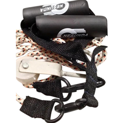 Overhead Hand Shoulder Pulley Equipment Kit With Rope For Home Gym Exercise image