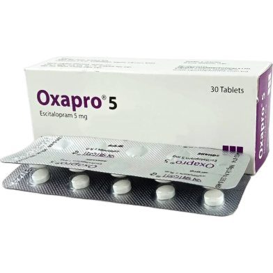 Oxapro 5 mg Tablet 10's Strip image