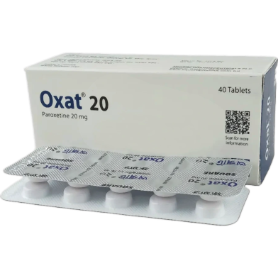 Oxat 20 mg Tablet 10's Strip image