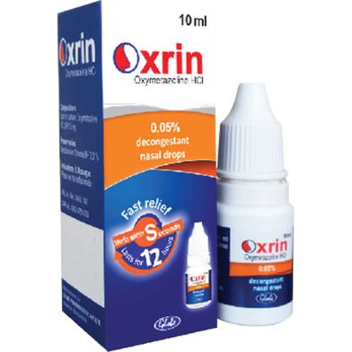 Oxrin 0.05 Parsent Nasal Drop 10 ml drop image
