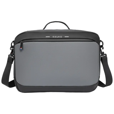 Ozuko 9423 Fashion Sling Bag Men Leather Cellphone Crossbody Bag Luxury Business Backpack For Laptop image