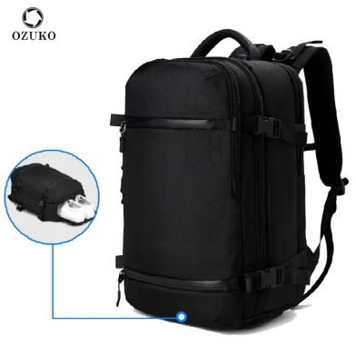 Ozuko 8983 Mochilas Escolar Juvenil Trekking Smiggle School Bags Backpacks Set Smart Sports Backpack For Student (20*29*47cm 1.5 kg) image