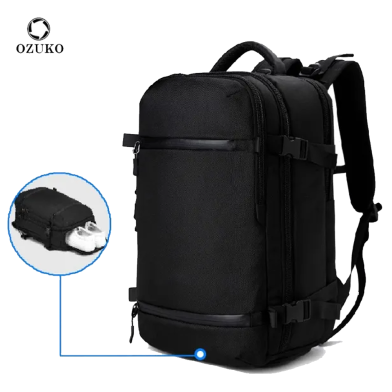 Ozuko 8983 Mochilas Escolar Juvenil Trekking Smiggle School Bags Backpacks Set Smart Sports Backpack For Student (33*21*51cm 1.7 kg Without Waist Bag) image