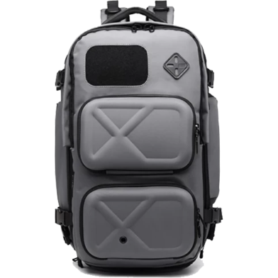 Ozuko 9309L Designer Luxury Travel Bags Luggage Mochilas Tacticas Militar Antirrobo Backpack (Gray) image