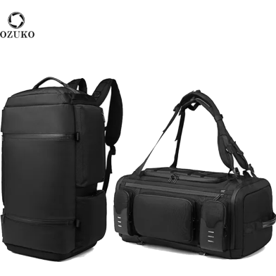 Ozuko 9326 Mochila Antirrobo Camping Hombre Gym Hiking Backpack Bag Sneaker Luggage Travel Bags For Men (29*30*60cm 2.3 kg) image