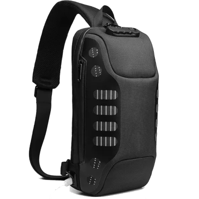 Ozuko 9339 Anti Theft Chest Bag Sling Bag For Riding (20*5*37cm 0.5 kg image
