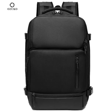 Ozuko 9405 Factory Business Travel Back Pack Bagpack Waterproof With Usb Charging Backpack (28*18*43cm 1.2 kg) image