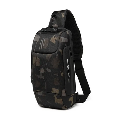 Ozuko Anti-Theft Crossbody Shoulder Bag Camo image