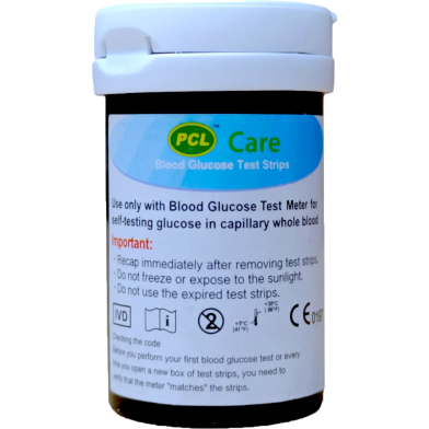 PCL Care Glucose Test Vial Strips 50 pcs. image