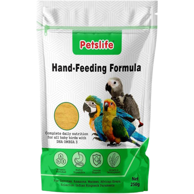 PETSLIFE Hand Feeding Formula for Baby Birds 250g image