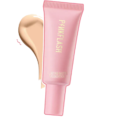 PINKFLASH Makeup Foundation-25 gm #02-Sand Beige image