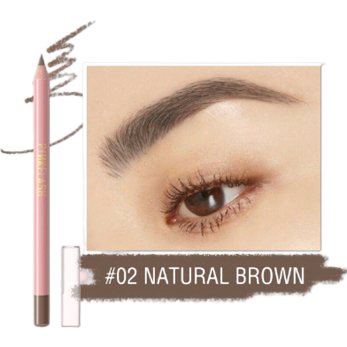 PINKFLASH Waterproof Eyebrow Pencil-02 Natural Brown image