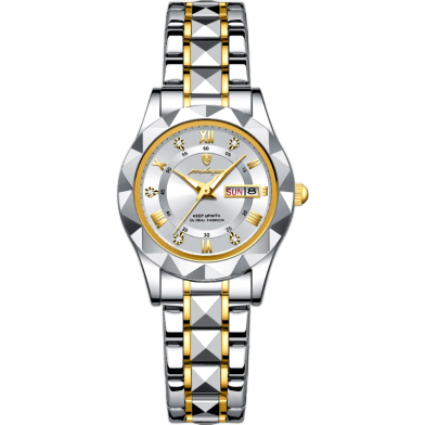POEDAGAR 306 Luxury Women’s Quartz Watch – Waterproof, Luminous, Date and Week image