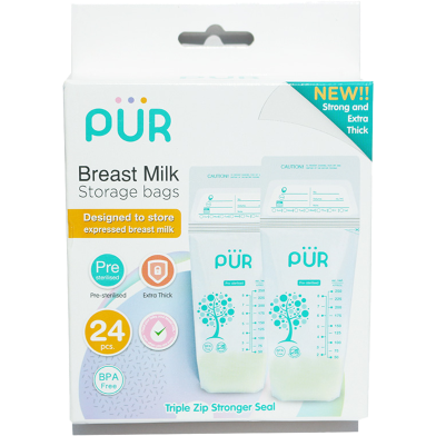 PUR Breast Milk Storage Bags – 24 Bags (6207) image