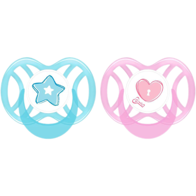 PUR Orthodontic Silicone Soother 0-6 months image