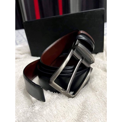 Pa-Your Shoe Bothside usable Belt (Black And Brown) image