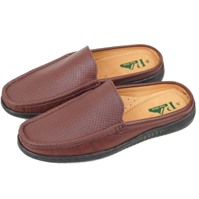 Pa-Your Shoe Maroon Dice Half Loafer image