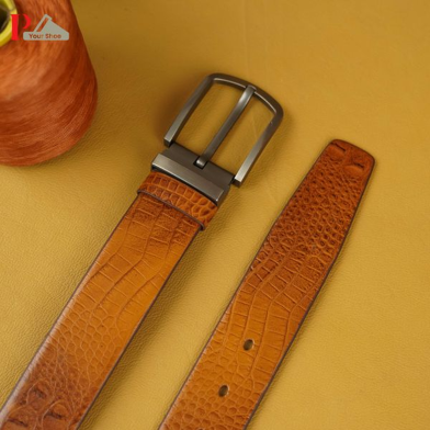 Pa-Your Shoe Premium Brown Dice Belt image