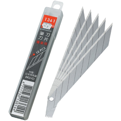 Pack of 10 Small 9mm Anti-Cutter Blades image