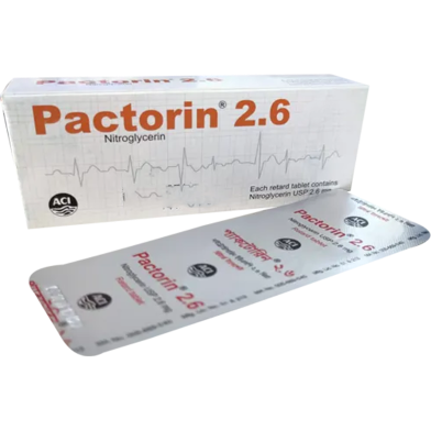 Pactorin Retard 2.6 mg Tablet 10's Strip image