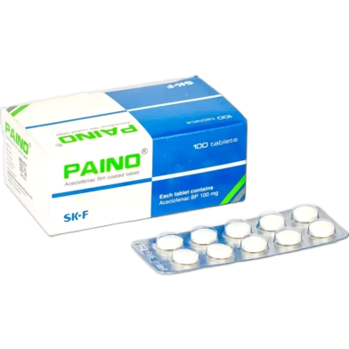 Paino 100 Mg Tablet 10's Strip image
