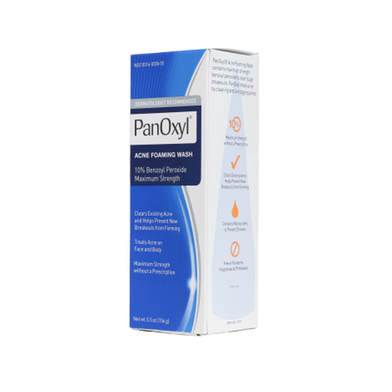 PanOxyl Acne Foaming Wash Benzoyl Peroxide 10 percent Maximum Strength 156g image