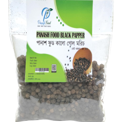 Panash Food Black Pepper (Kalo Gol Morich) - 25 gm image