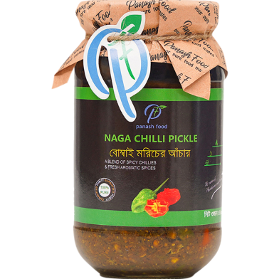 Panash Food Naga Chilli Pickle (Bombay Moricher Achar) - 400 gm image