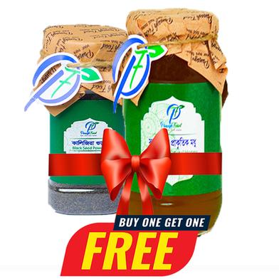 Panash Food Sundarban Natural Honey (সুন্দরবনের প্রাকৃতিক মধু) - 500 gm (BUY 1 GET 1 কালোজিরা গুড়া FREE - 100 gm) image