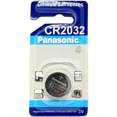 Panasonic Cr 2032 3v Coin Cell Battery For Multi Purpose Usage 1pcs image