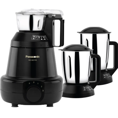 Panasonic MX-3750 Heavy Duty 6-in-1 Mixer Grinder | Black image