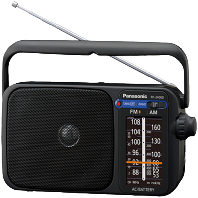 Panasonic RF-2400D Portable FM/AM 2-Band Radio with Digital Tuner image