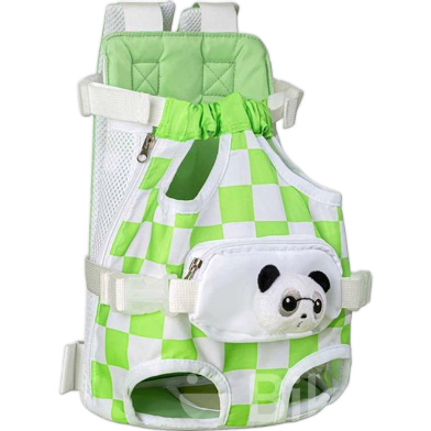 Panda Travel Adjustable Backpack, Front Bag Easy-fit Chest Carrier for Small Dogs Cats Puppie image