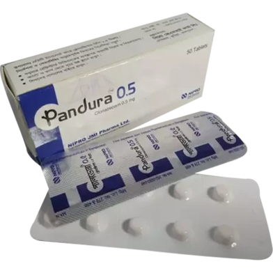 Pandura 0.5 mg Tablet 10's Strip image