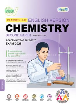 Panjeree Chemistry Second Paper - English Version (Classes 11-12/HSC)(পেপারব্যাক) - Panjeree Shompadona Porshod এর প্রচ্ছদ
