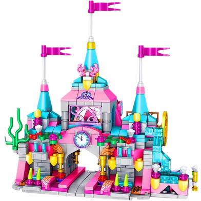 Panlos 566 Pcs Castle Lego 12 in 1 City Building Block for Kids 25 Play Style -298535348 image