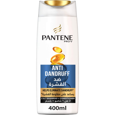 Pantene Pro-V Anti Dandruff 2 in1 Shampoo and Conditioner - 400 ml image