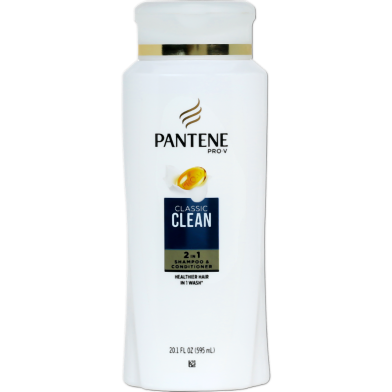Pantene Pro V Classic Clean 2 In 1 Shampoo 595ml image