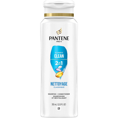 Pantene Pro-V Classic Clean Cleanses And Refreshes 2 In 1 Shampoo Plus Conditioner 355ml image