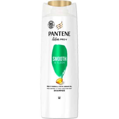 Pantene Pro-V Smooth And Sleek Shampoo, for Dull And Frizzy Hair image