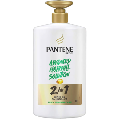 Pantene Silky Smooth Care 2in1 Shampoo and Conditioner 1ltr image